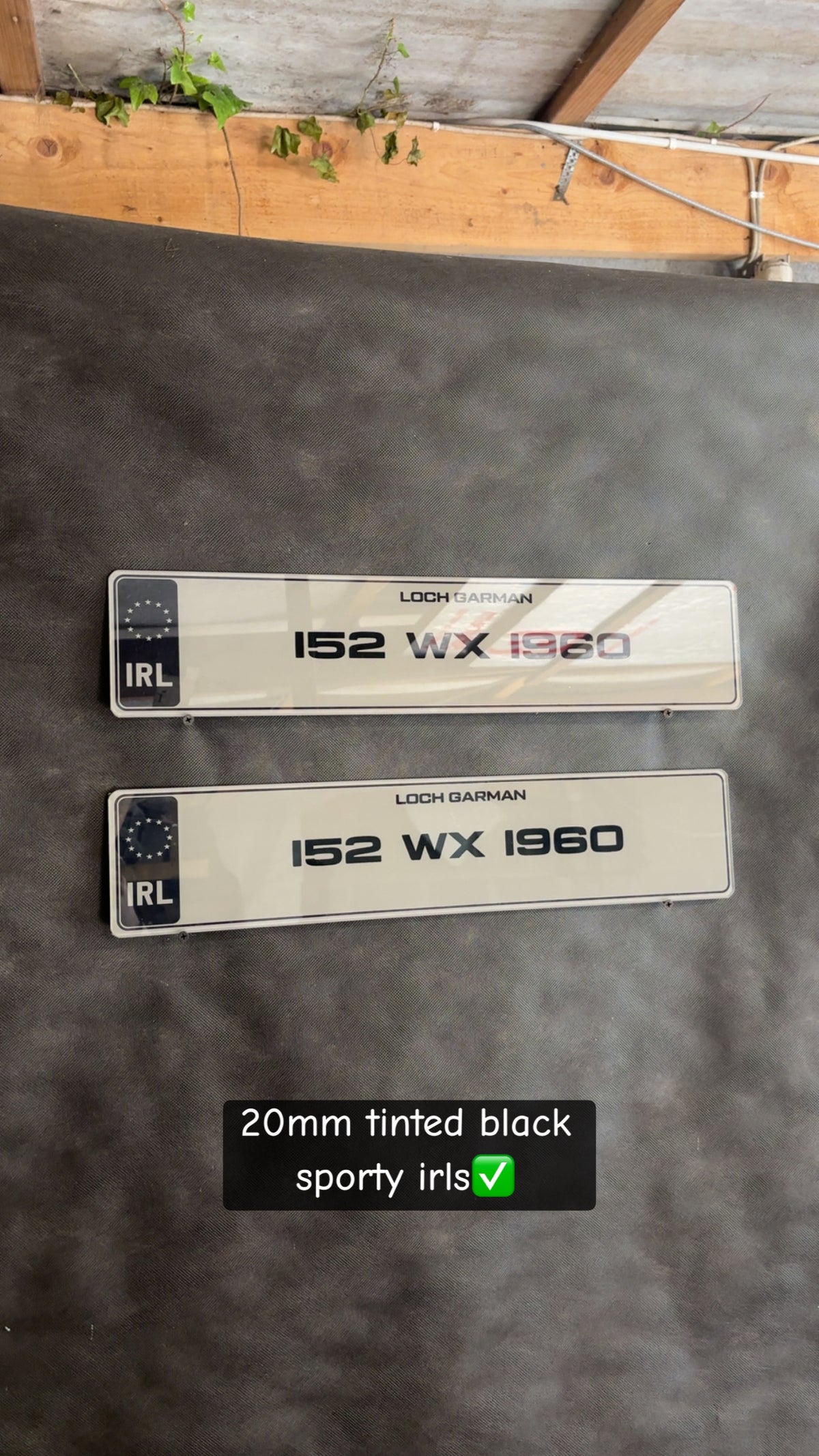 20mm tinted black sporty irls