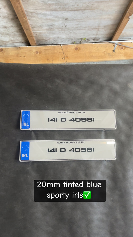 20mm tinted blue sporty irls