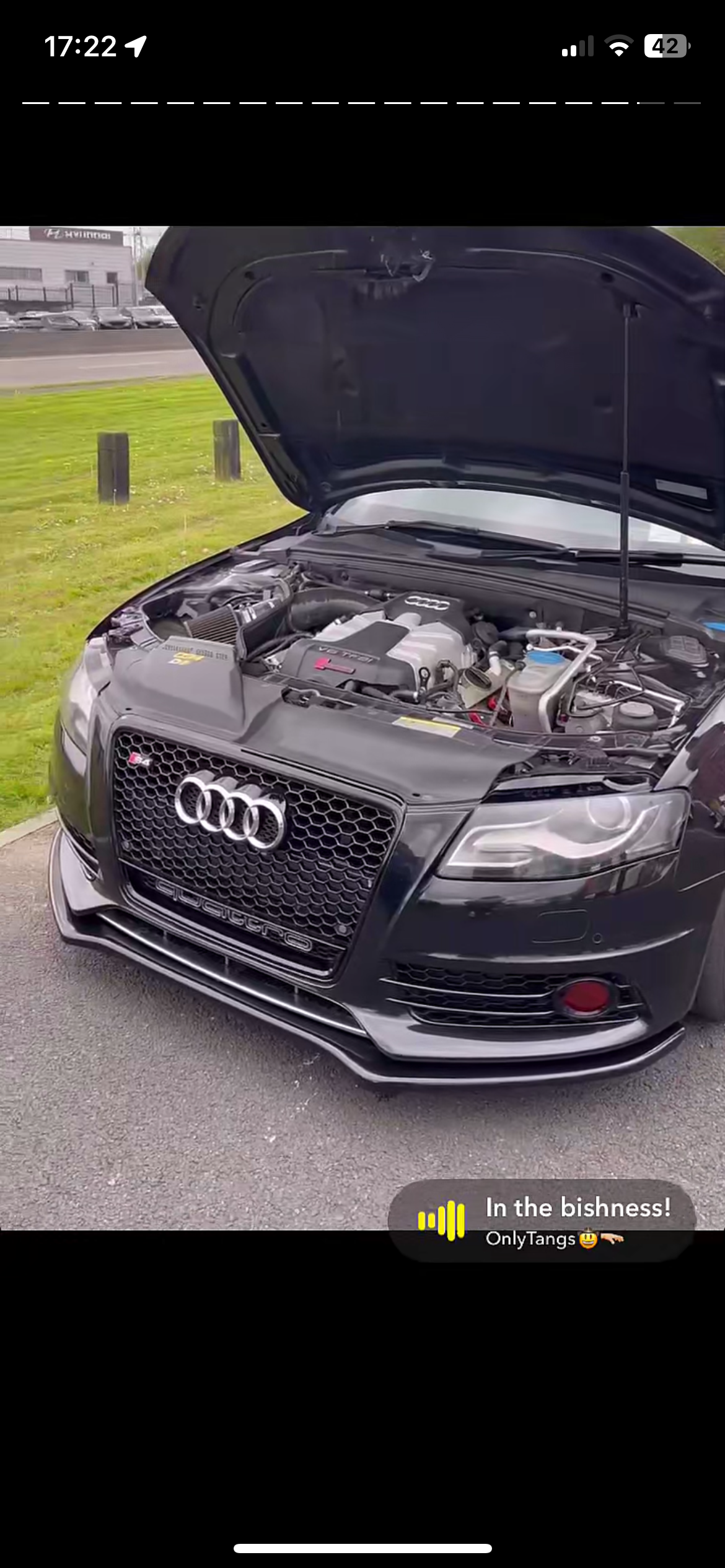 B8/8.5 a4 front splitter