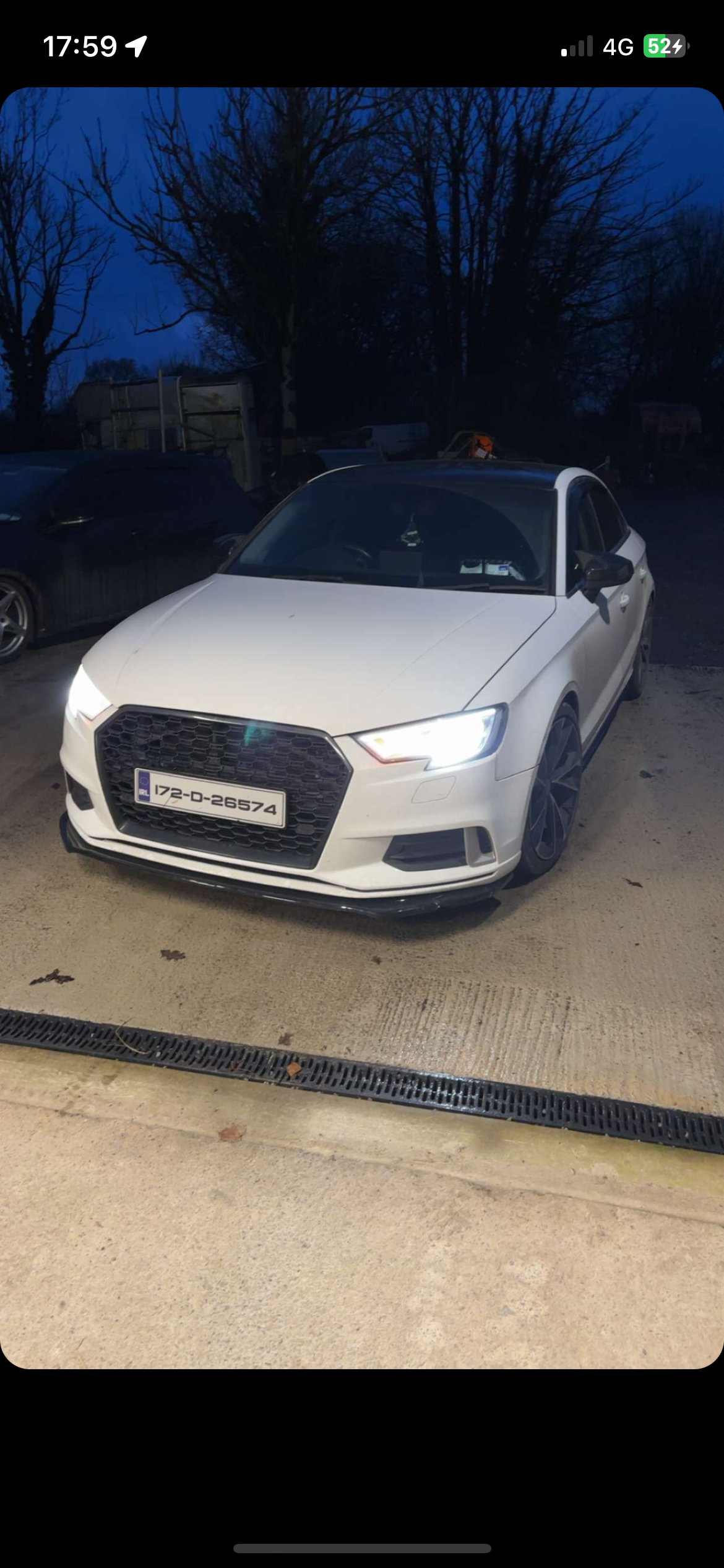 Audi a3 saloon splitter