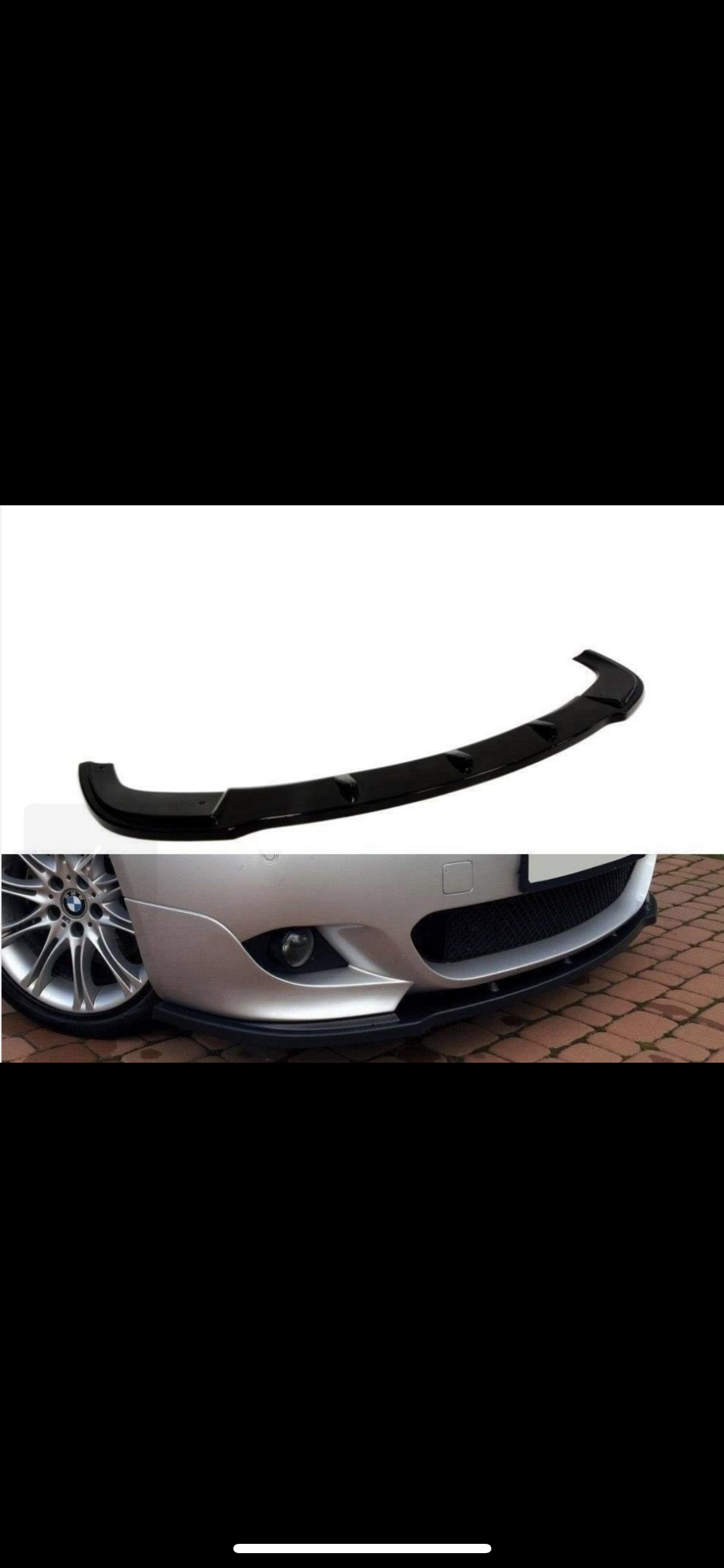 E60 front splitter