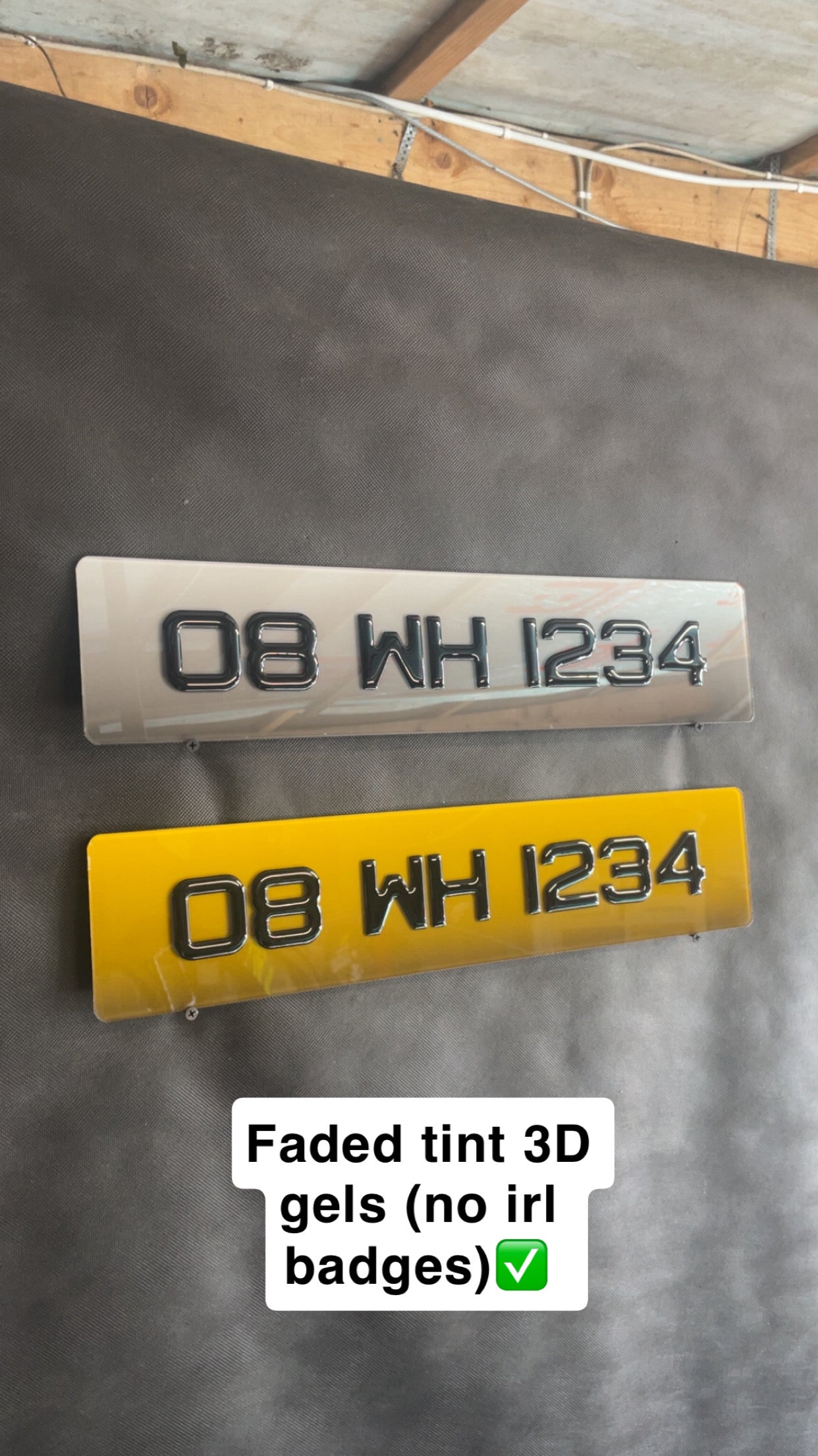 Faded tint yellow & white 3D gels (no irl badges)